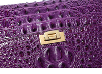 Sac à main de créateur en cuir véritable imprimé crocodile, petit sac fourre-tout à poignée supérieure, sac à bandoulière pour femme