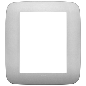 Vimar Wall <b>Switch</b> Plate Matt Silver 18.5 Cm Square - Product Image 1