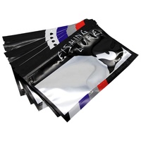 Pochette plate PET imprimée avec logo personnalisé Sac brillant en plastique souple pour l'emballage d'appâts de pêche-pour le lait et tout autre usage