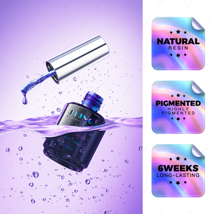 Jting mới ra mắt Flash bán 24 màu sáng bóng lung linh bạch kim Gel Bộ sưu tập hộp màu miễn phí cuốn sách Bạch Kim Kim Cương gel sơn móng tay - Product Image 4