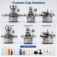 Ligne de production de conditionnement de shampoing et de savon liquide pour produits chimiques quotidiens 3 en 1