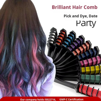 Peigne colorant pour cheveux tout-en-un, teinture sans outil supplémentaire pour une coloration rapide, couvre les cheveux gris temporairement, OEM ODM Marque Privée