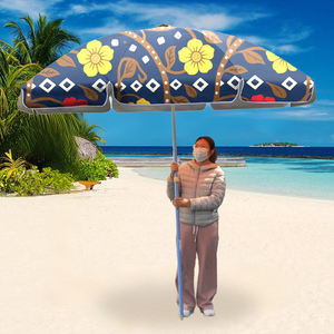 220 см пляжный зонт УФ 50 Камуфляжный пляжный зонт популярный пляжный зонт с винтом для песка - Product Image 4