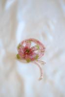 Ontwerpers Franse kralenbloemstengel, handgeweven bloemmotief van zaadkraaltjes voor doe-het-zelf bruidsboeket, decoratie voor thuisvaas