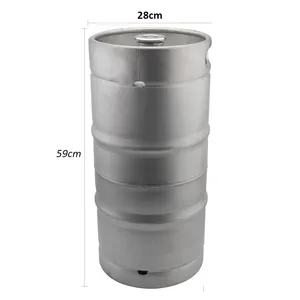 A/D/S/GタイプスピアユーロUSディンドラムペールバレル10L20L 30L50Lステンレス鋼サンケビール樽