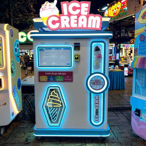 JOY FUNPLAY Factory Manufacture Fully Automatic Ice Cream <strong>Machine</strong> with Vending <strong>Machine</strong> - Product Image 1