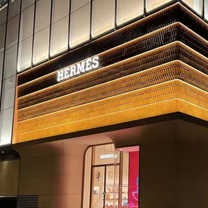 Togen kính màu biến thể màu nâu nhạt sang trọng cửa hàng nghệ thuật phía trước - Product Image 2