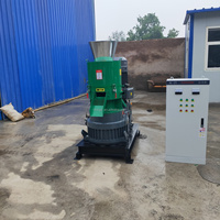 Machine de production de granulés de biomasse à haute efficacité, à matrice plate, pour la production de granulés de bois et de déchets agricoles