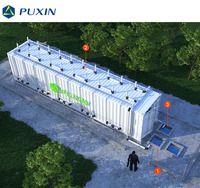 Système de traitement des eaux usées par procédé biologique en conteneur, capacité 60-120m/jour, inodore, entretien facile, pour collectivités et hôtels