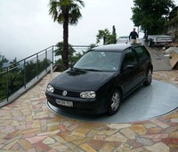 Plateforme rotative à 360 degrés pour voiture, diamètre 4500 mm, 5000 mm, 6000 mm