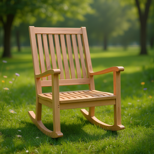Sillón Balancín Del-Amo, Silla de Jardín de Madera de Teca, Muebles Tradicionales para Exteriores - Product Image 2