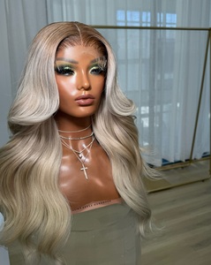 <span class=keywords><strong>Nerissa</strong></span> Haarverlängerung Ombre 1b Grau Glatt 100% Echthaar Brasilianisches Jungfrauenhaar Remy Erstaunlich Beliebte Lace Front Perücke für Frauen - Product Image 3