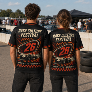 Camiseta Personalizada de Cultura de Carreras Vintage, Camiseta para Eventos de Deportes de Motor, Camiseta para Exhibición de Autos Clásicos, Estilo Retro de Velocidad, Camiseta Lavada con Estilo de Carreras - Product Image 2