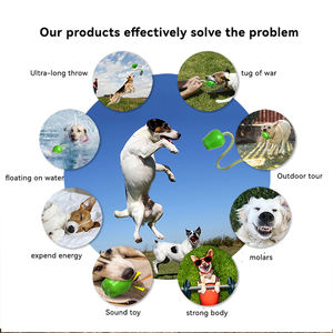 Nuovi <span class=keywords><strong>cani</strong></span> masticano giocattoli Squeaky interattivi all'aperto per addestramento giocattoli chewer per animali domestici lancio a mano palla di mele giocattoli per <span class=keywords><strong>cani</strong></span> forniture per animali domestici - Product Image 5