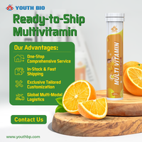 Tablet Vitamin C Efervesen Potensi Tinggi 1714% DV Grosir Suplemen Multi-Mineral Seng Selenium untuk Daya Tahan Fisik
