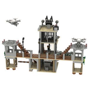 MOC Sentry Camp ensamblado bloque de construcción masculino <span class=keywords><strong>militar</strong></span> pequeñas partículas <span class=keywords><strong>niños</strong></span> ladrillos juguetes educativos <span class=keywords><strong>para</strong></span> <span class=keywords><strong>niños</strong></span> - Product Image 4