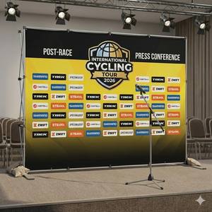 Pantalla <span class=keywords><strong>de</strong></span> Fondo Reutilizable (Step and Repeat) <span class=keywords><strong>de</strong></span> 2.3x3m, Pancarta <span class=keywords><strong>de</strong></span> Tela Impresa Personalizada <span class=keywords><strong>para</strong></span> Ferias Comerciales, Eventos Deportivos, Activación <span class=keywords><strong>de</strong></span> Marca - Product Image 2