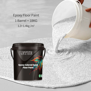 Epoxy Floor Coating Marble Stone Effect Floor Paint High Adhesion Colored Sand Epoxy Floor Coating for Self-leveling Paint - Product Image 3