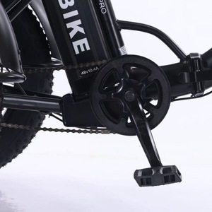 Expédition au Kenya, Tricycle électrique pliable à pneus larges de 20 pouces, <span class=keywords><strong>VTT</strong></span> 500W 48V10Ah, double panier avant et arrière, vélo électrique pour adultes, <span class=keywords><strong>VTT</strong></span> - Product Image 4