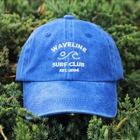 Casquette de baseball personnalisée 100 % coton délavé à l'acide, 6 panneaux, respirante, avec logo brodé, style urbain, pour homme