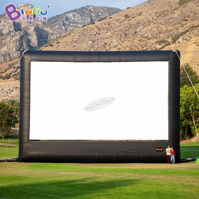 Portable Blow up TV Screen Theater Advertising Inflatable Projection Cinema Projector Custom Inflatable Movie Screen for Outdoor