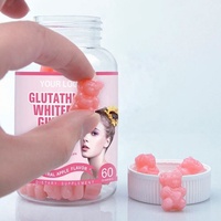 Gummies au Collagène et Glutathion, Glutathion + Vitamine C et E, Bonbons pour l'éclat de la peau, Soutien des cheveux et des ongles, Gummies anti-âge et éclaircissants pour la peau