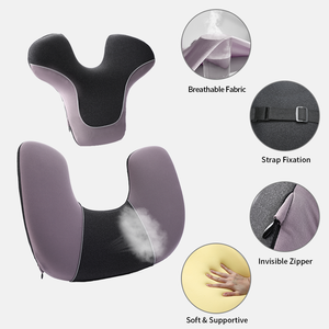 Nuevo Diseño, Soporte Multifuncional para el Cuello, Reposacabezas para <span class=keywords><strong>Asiento</strong></span> de Coche, Almohada de Espuma Viscoelástica, Soporte <span class=keywords><strong>Lumbar</strong></span> Ergonómico, Cojín para <span class=keywords><strong>Respaldo</strong></span> - Product Image 4