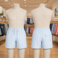 Shorts de Baño para Hombre, Ecológicos, con Estampado Personalizado, Cintura Elástica, Secado Rápido, Corte Ajustado, Bolsillos con Velcro, para Surf