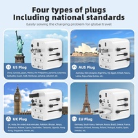 Adaptateur de voyage universel Worldplug 10A Type-C USB avec SDK et NFC, homologué CE ROHS FCC