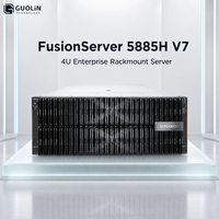 Serveur de plateforme d'entreprise FusionServer 5885H V7 4U en rack, neuf, pour tests en laboratoire, homelab et virtualisation