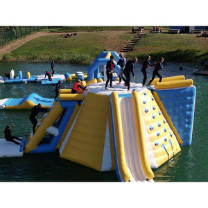 Station de jeux aquatiques gonflables commerciales |   Équipement de parc <span class=keywords><strong>aquatique</strong></span> modulaire tout-en-un pour la location et les parcs aquatiques - Product Image 2
