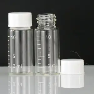 1mL 2ml 3ml 5ml 10ml mini botella cuentagotas de vidrio ámbar transparente aceite esencial perfume vial de vidrio de muestra pequeña