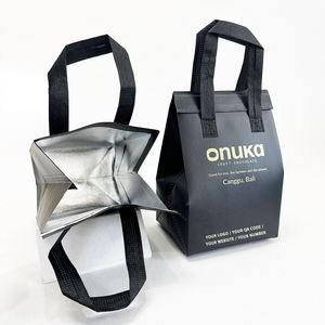 Sac isotherme jetable en non-tissé avec feuille d'aluminium pour la livraison de chocolat, café, boissons, sac de livraison pour restaurant, sac à emporter pour aliments - Product Image 6