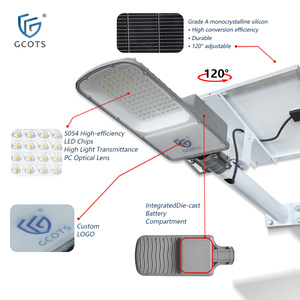 15W LED <b>Solar</b> Street Lights IP65 <b>Solar</b> Lights Outdoor Waterproof with Remote Control Battery <b>Powered</b> for Garden Farm Park - Product Image 2