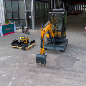 2.5 T <span class=keywords><strong>Miniature</strong></span> <span class=keywords><strong>pelleteuse</strong></span> Excavadora Mini chenille hydraulique petite taille roue Construction <span class=keywords><strong>pelleteuse</strong></span> jardin ménage ferme serre - Product Image 3