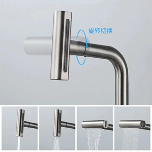 Grifo de cocina de cerámica monomando contemporáneo moderno, grifo mezclador de fregadero de <span class=keywords><strong>acero</strong></span> <span class=keywords><strong>inoxidable</strong></span> para <span class=keywords><strong>agua</strong></span> fría para hoteles y apartamentos - Product Image 3