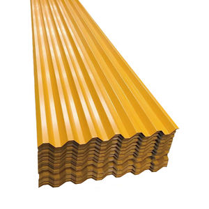 GUANGQIA, оптовая продажа, оцинкованный Гофрированный стальной лист, цветной Гофрированный стальной оцинкованный железный кровельный лист - Product Image 1