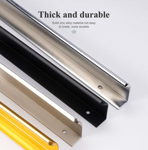 Versteckte Schublade Hardware Aluminium Profil Griff Türgriffe für Küchen schränke Kommoden Schlafzimmer Badezimmer Hotels - Product Image 6