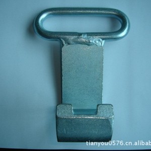 AR19 Weld Ring Plate Hook 3 Inch Carbon Steel Class C Level 4.8 For Industrial Lifting Operations - Product Image 1