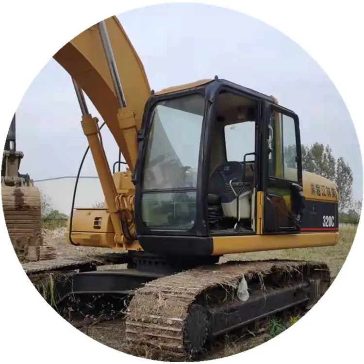 CAT320C used excavator 20 ton direct injection engine made in Japan durable and low failure rate