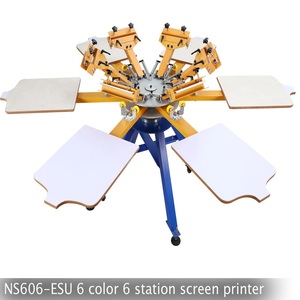 Machine <span class=keywords><strong>de</strong></span> Sérigraphie 6 Couleurs 6 Stations avec Kits - Product Image 3