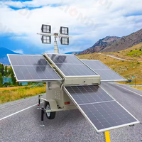 Tour d'éclairage mobile solaire à prix réduit, à économie d'énergie, à vendre