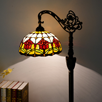 Moderne luxe intérieur tulipe réglable bras oscillant angle pôle arqué gppseneck lampadaires Tiffany décoration bureau art-lampadaire