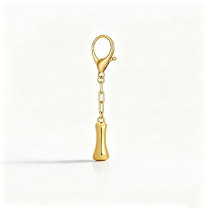 Llavero Minimalista y Versátil de Aleación de Zinc con Letras del Alfabeto, 26 Letras, Adorno Metálico para Colgar en Bolsos, Productos Listos para Enviar - Product Image 6