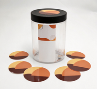 Autocollant adhésif personnalisé avec votre logo, autocollant en vinyle imperméable pour bouteille, pot, emballage de produits cosmétiques et de soins de la peau, étiquette adhésive