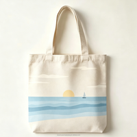 Sacs fourre-tout en toile de coton blancs personnalisés OEM/ODM de haute qualité pour le shopping, la plage et les voyages, réutilisables