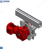 Système de monorail DDPG600-CX BMU monté sur rail au plafond, chariot motorisé à commande à distance