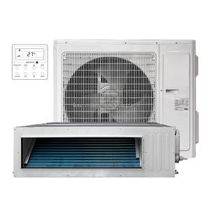 Système de climatisation HVAC commercial léger 24000 BTU, unité de climatisation <span class=keywords><strong>au</strong></span> <span class=keywords><strong>sol</strong></span> à conduit avec inverseur DC, automatique, pour restaurants et cafés - Product Image 1