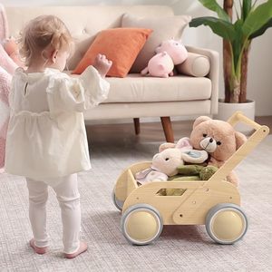Porteur bébé pliable 4-en-1 en bois, style voiture, Montessori, pour garçons, en promotion - Product Image 2