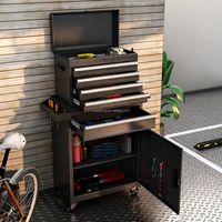Chariot de rangement d'outils robuste pour atelier mobile, coffre à outils roulant en fer pour réparation automobile, chariot de rangement d'outils OEM pour garage